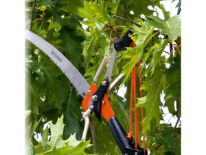 Cleste de taiat crengi tip bypass cu ferastrau 30 cm