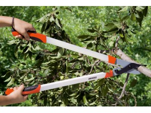 Cleste profesional tip bypass pentru taiat crengi, cu lama curbata, 80 cm