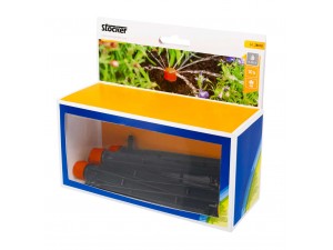 Ciuperca picurare ajustabila cu 8 orificii pentru Ø 4-6 mm, cu picior