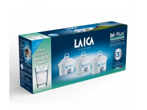 Cartuse filtrante de apa anti calcar Laica Bi-Flux Limescale STOP, 3 buc/pachet