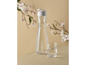 Carafa filtranta de apa Laica GlaSSmart, din sticla, 1,1 litri