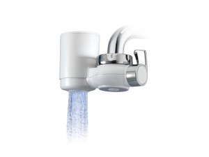 Filtru de apa cu fixare pe robinet Laica Genova HydroSmart Metal Stop, 1200 litri