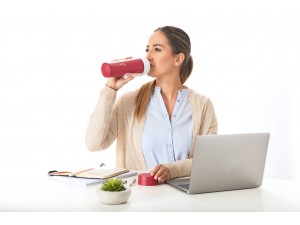 Sticlă filtranta Sport myLaica, Inox, 0,55 litri, portabila