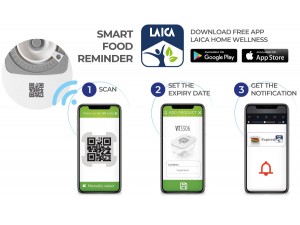 Caserole din sticla pentru vidat alimente Laica VT3306