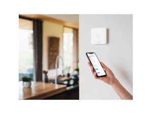 Senzor inteligent monoxid de carbon Netatmo NCO-EC, Wi-Fi, Bluetooth, Alarma sonora, Alb