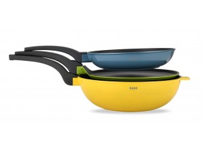 Set 3 tigai antiaderente din aluminiu turnat sub presiune Zass Gourmet ZG-ACS 03